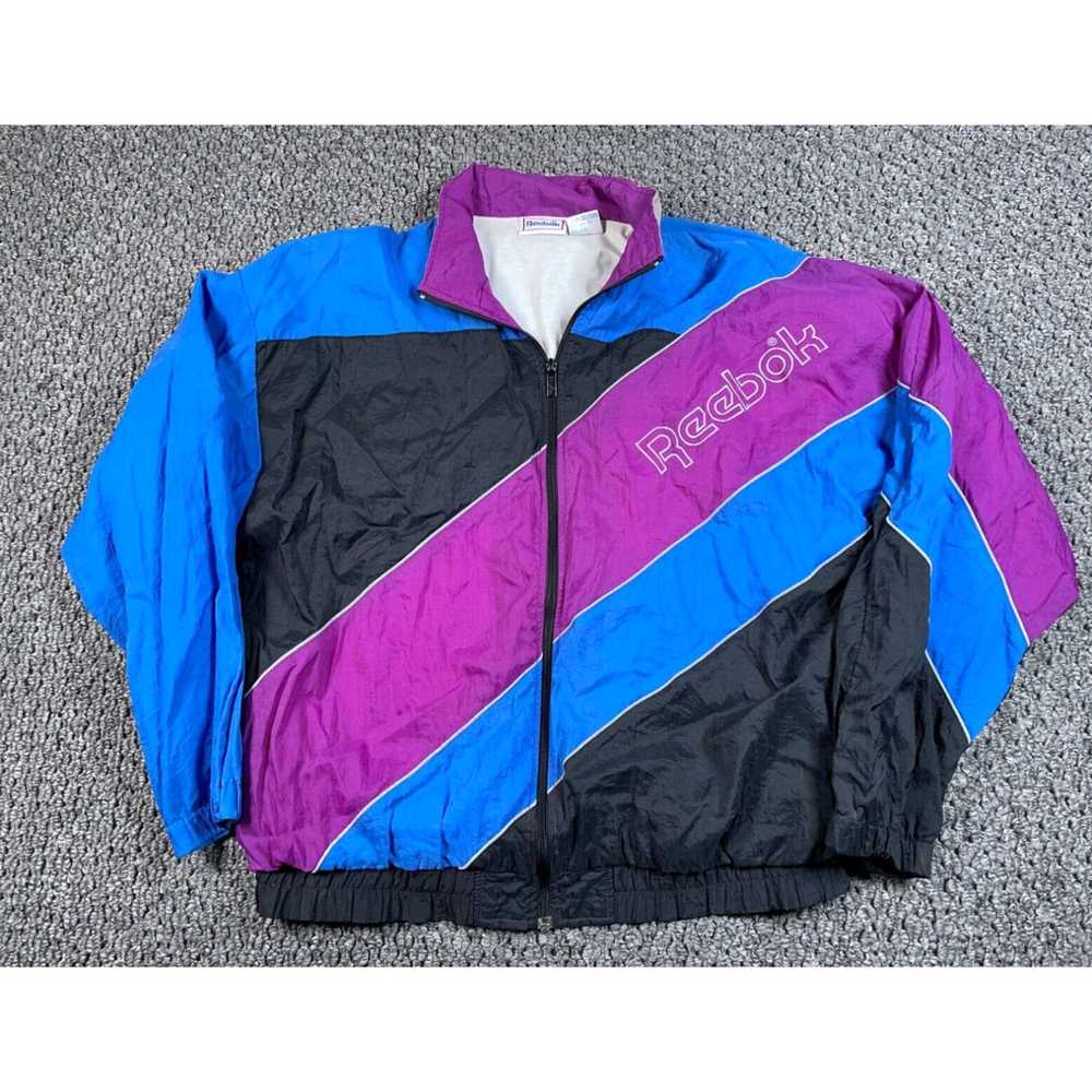 Reebok VTG 90s Reebok Zip Up Windbreaker Jacket A… - image 1