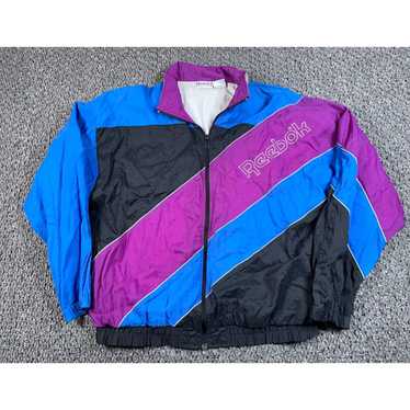 Reebok VTG 90s Reebok Zip Up Windbreaker Jacket A… - image 1