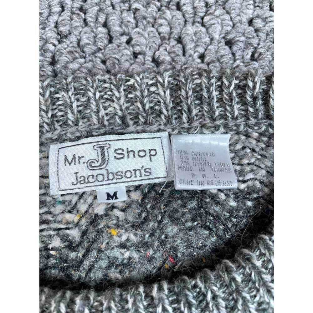 Blend VTG 90s Wool Blend Zig Zag Pattern Sweater … - image 3