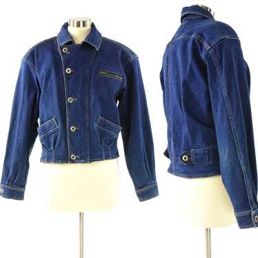 Vintage 90s Vintage Lizwear Eisenhower Jean Jacket