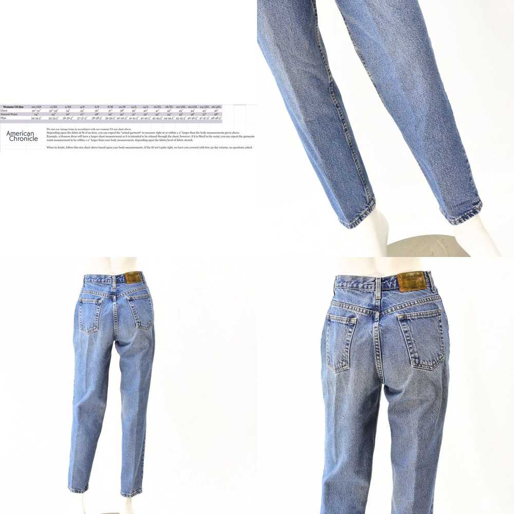 Faded Glory 90s Vintage Jeans Dark Wash High Wais… - image 3