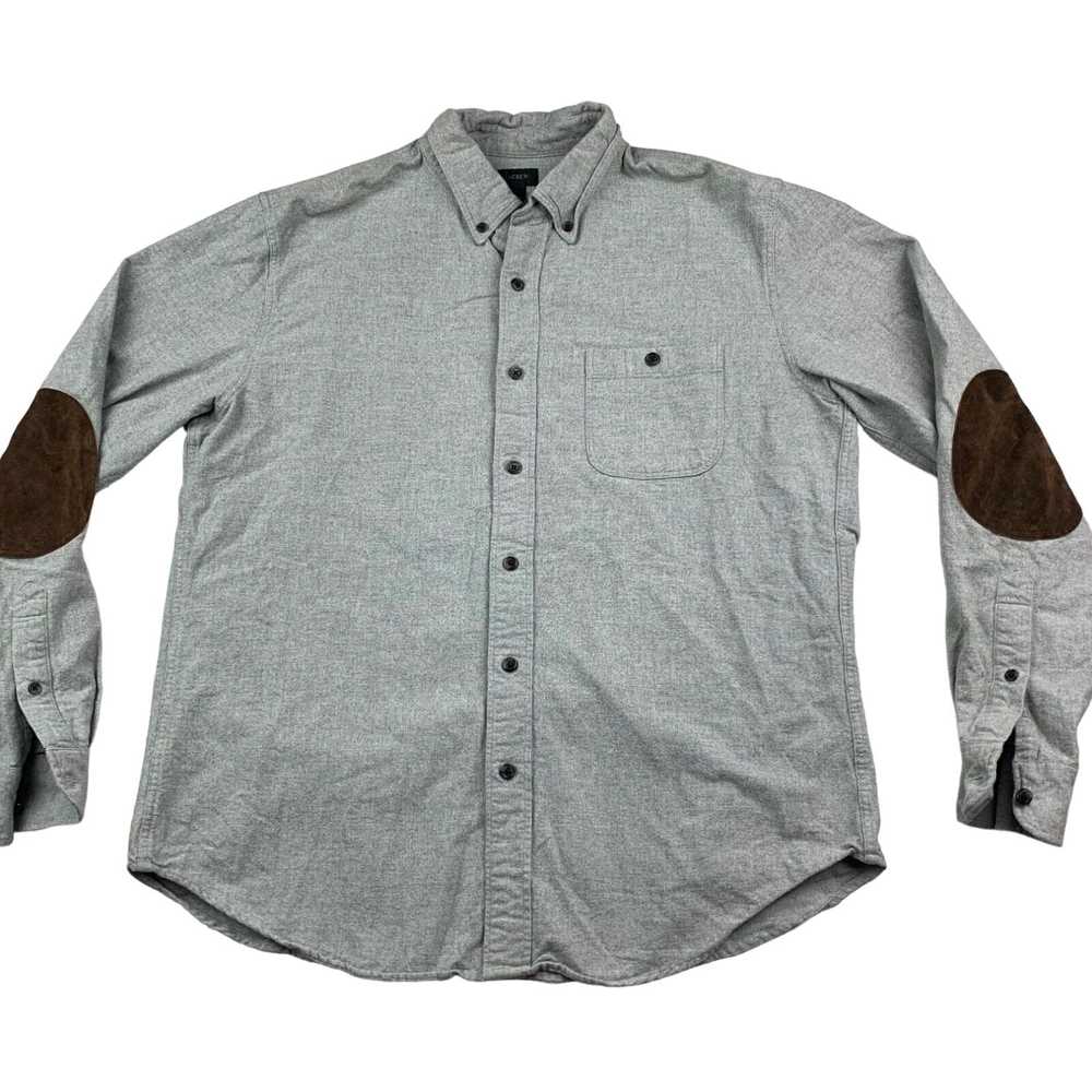 J.Crew J. Crew Men's Flannel L/S Button Shirt Gra… - image 2