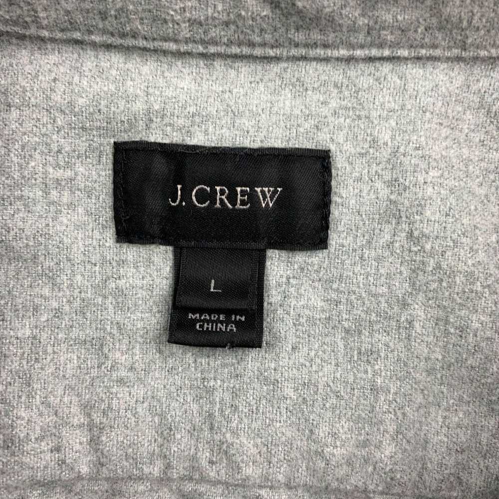 J.Crew J. Crew Men's Flannel L/S Button Shirt Gra… - image 3