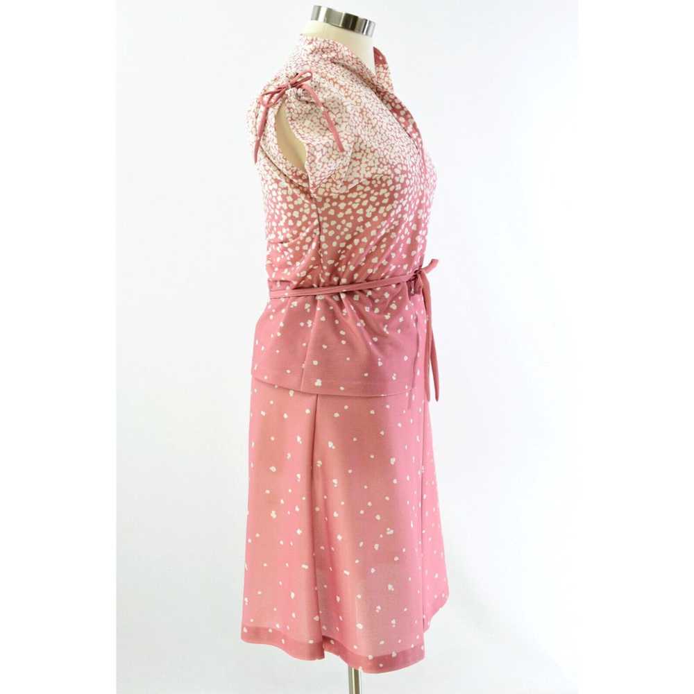 Vintage 70s Vintage Skirt Set Suit Womens XL Abst… - image 3