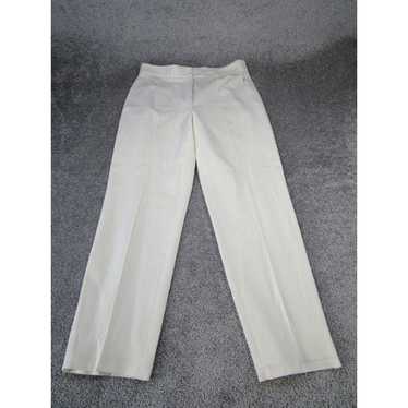Vintage Arkis Punto Pants Womens 8 Off White Tape… - image 1