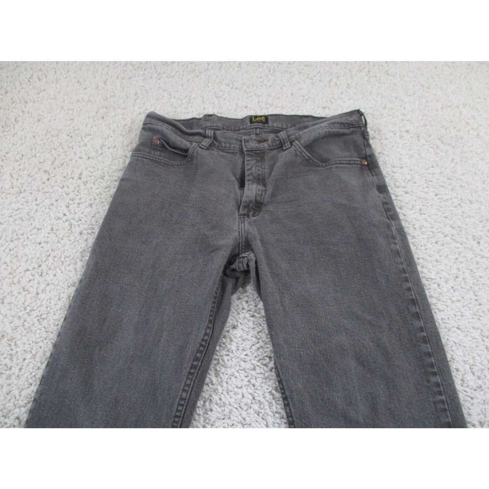 Lee Vintage Lee Jeans Mens 34x32 Gray Demin Work … - image 2