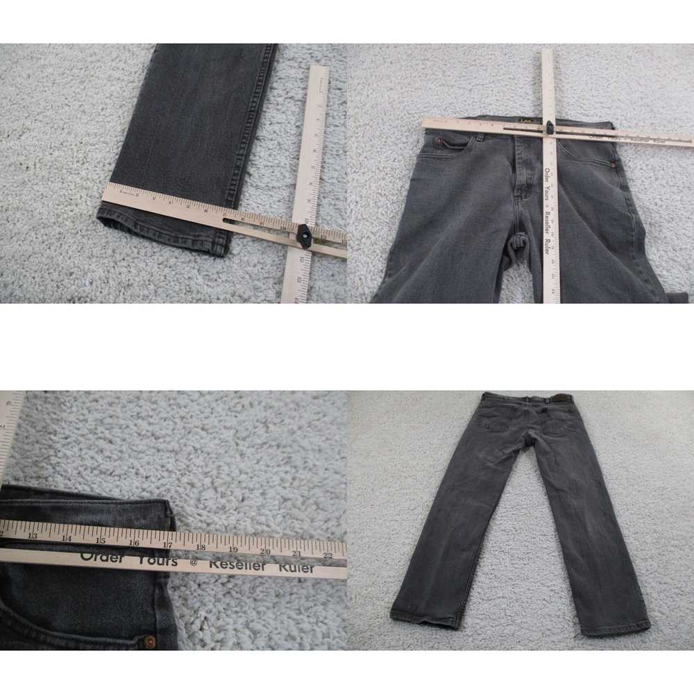 Lee Vintage Lee Jeans Mens 34x32 Gray Demin Work … - image 4