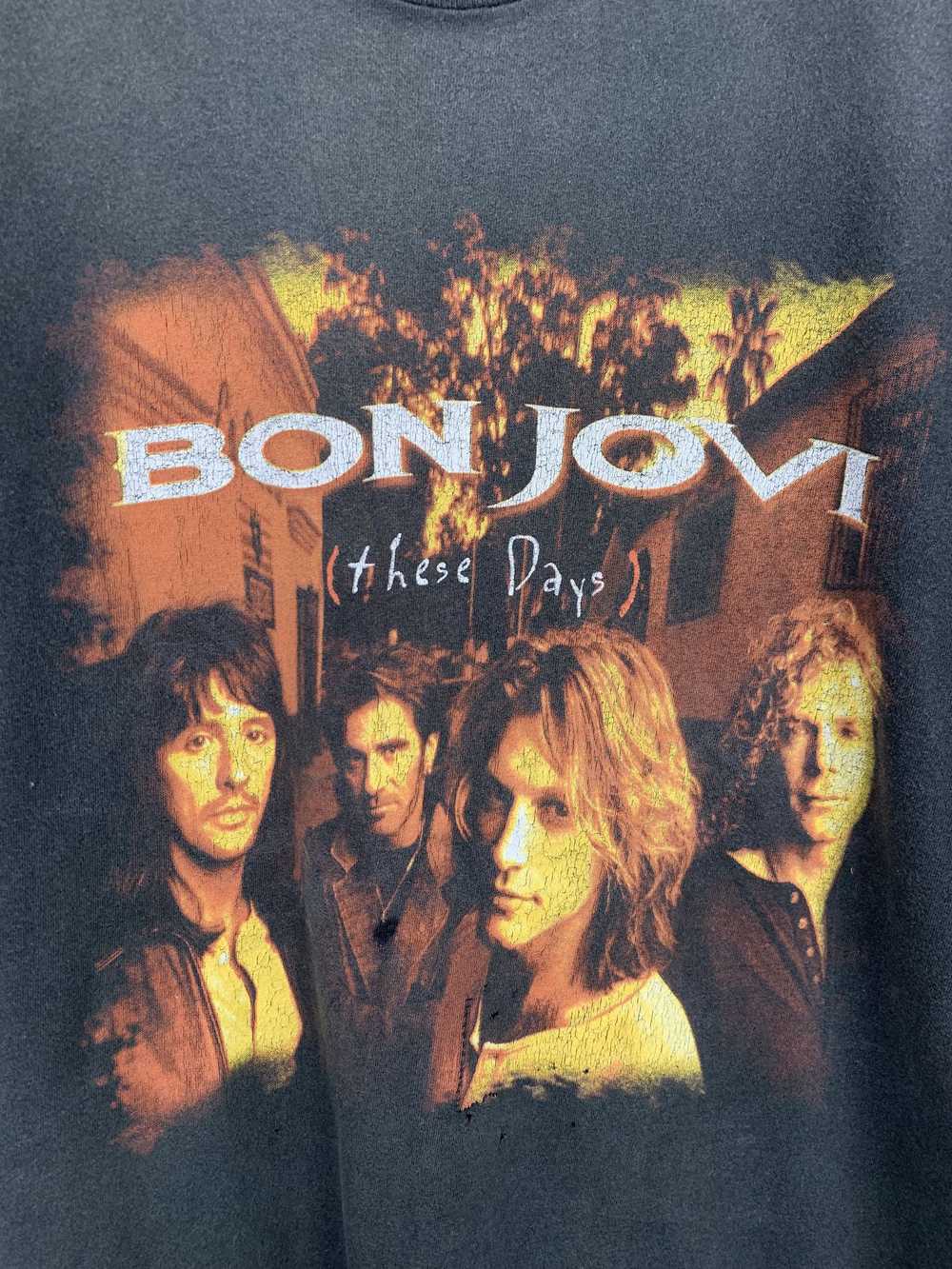 Bon Jovi × Vintage Vintage 90s Bon Jovi These Day… - image 6