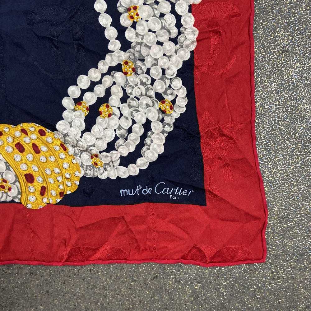 Cartier Must de Cartier Tiger Logo Shawl scarf - image 8
