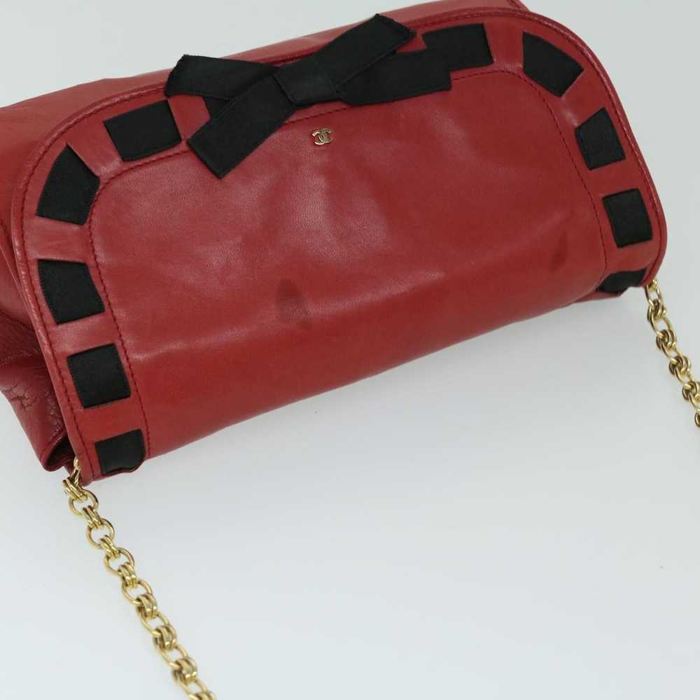 Chanel CHANEL COCO Mark Ribbon Chain Shoulder Bag… - image 7