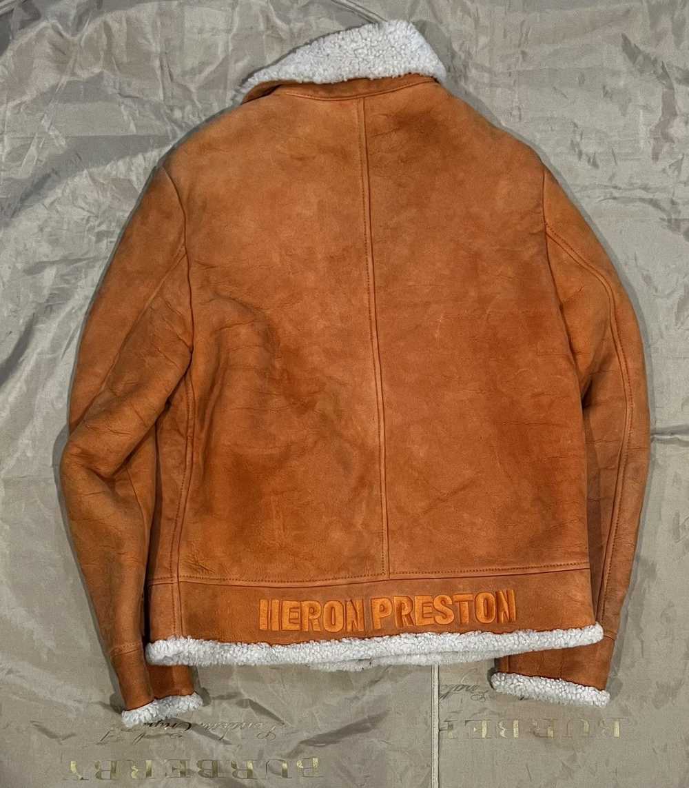 Heron Preston HERON PRESTON Orange Shearling Coll… - image 7