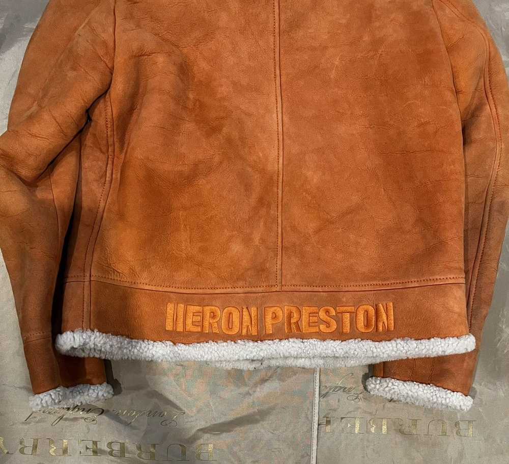 Heron Preston HERON PRESTON Orange Shearling Coll… - image 8