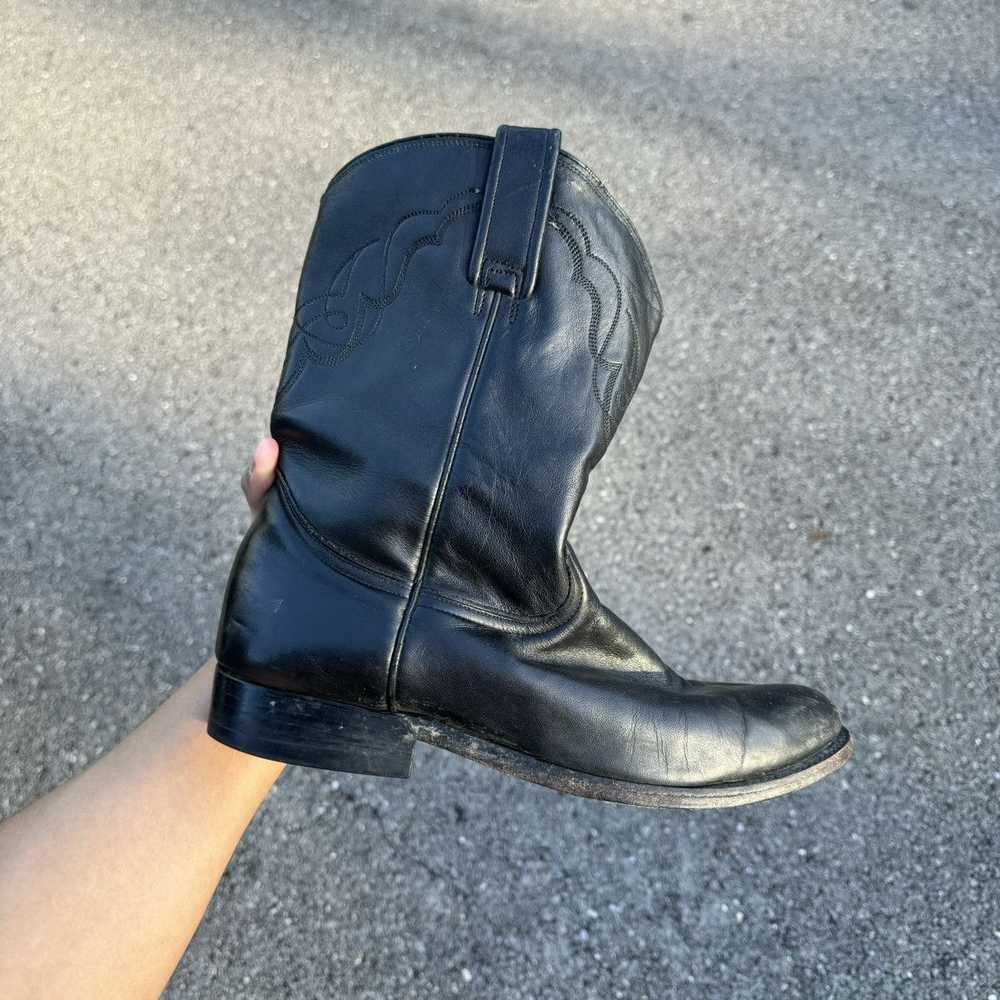 Streetwear × Vintage vintage black leather boots - image 2