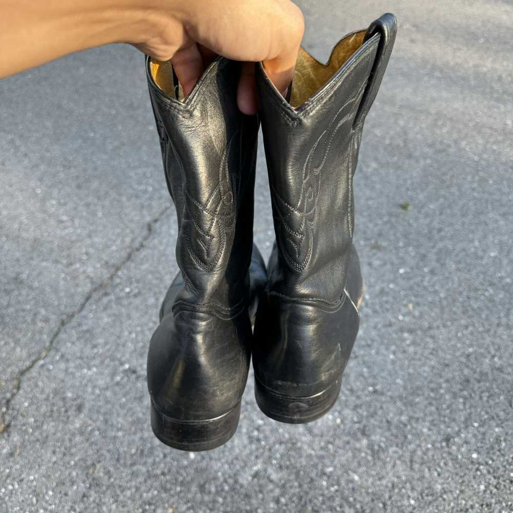 Streetwear × Vintage vintage black leather boots - image 4