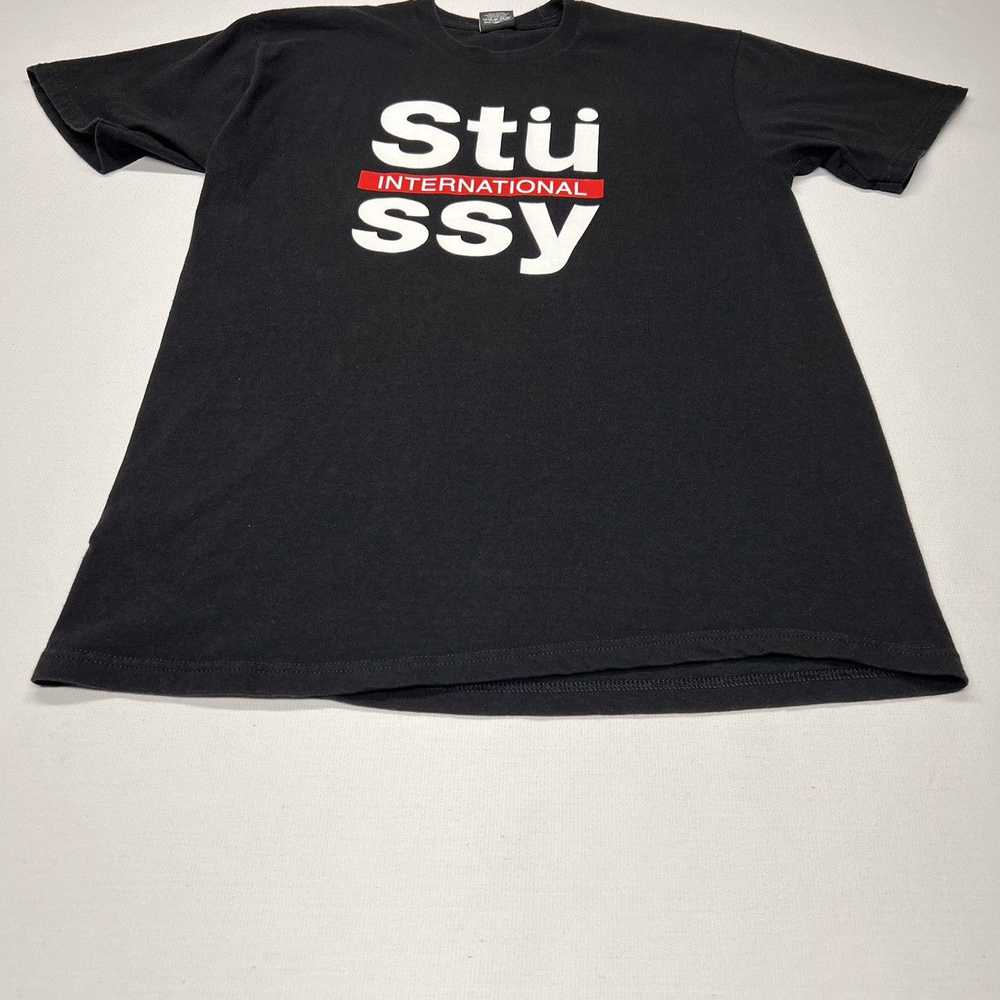 Stussy Stussy T Shirt Black International Spell O… - image 7