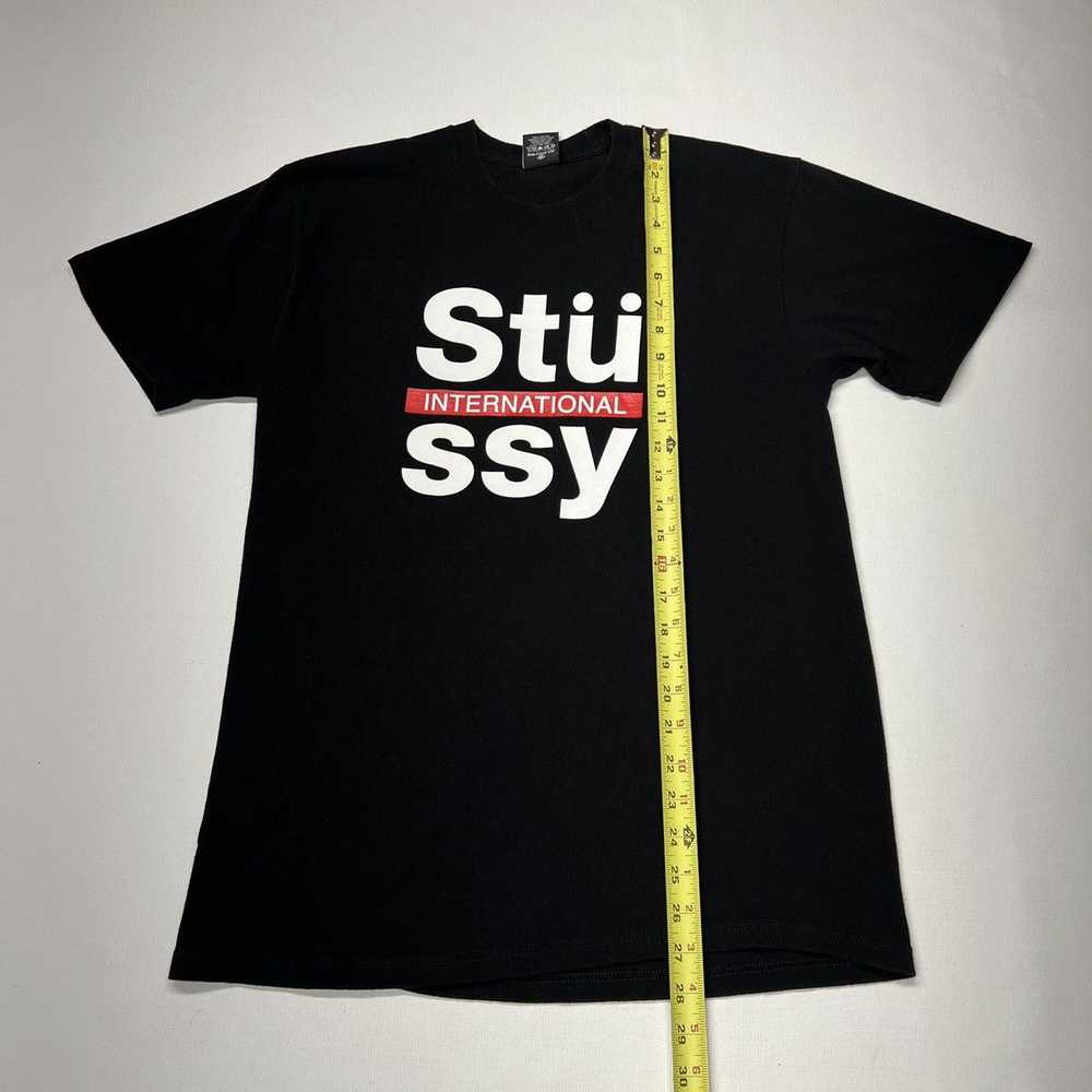 Stussy Stussy T Shirt Black International Spell O… - image 8