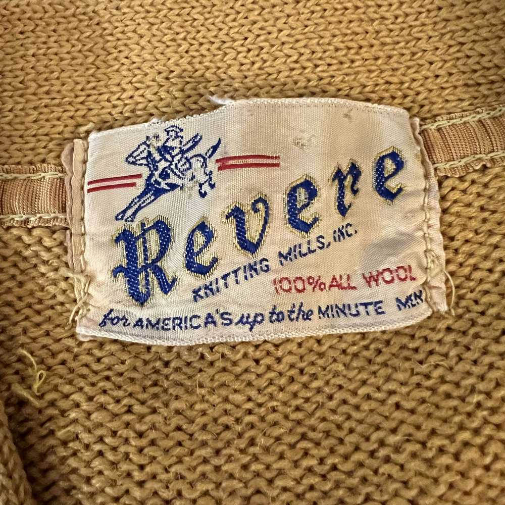 Vintage Vintage 40s/50s Wool Revere Knitting Mill… - image 4