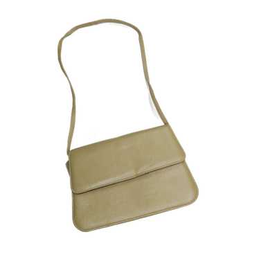 Vintage 1970s Vintage Taupe Nude Leather Rectangle