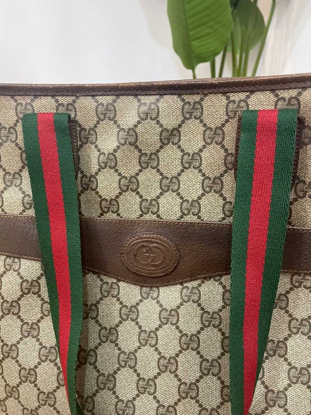 Gucci Authentic Vintage GUCCI Tote Bag - image 5