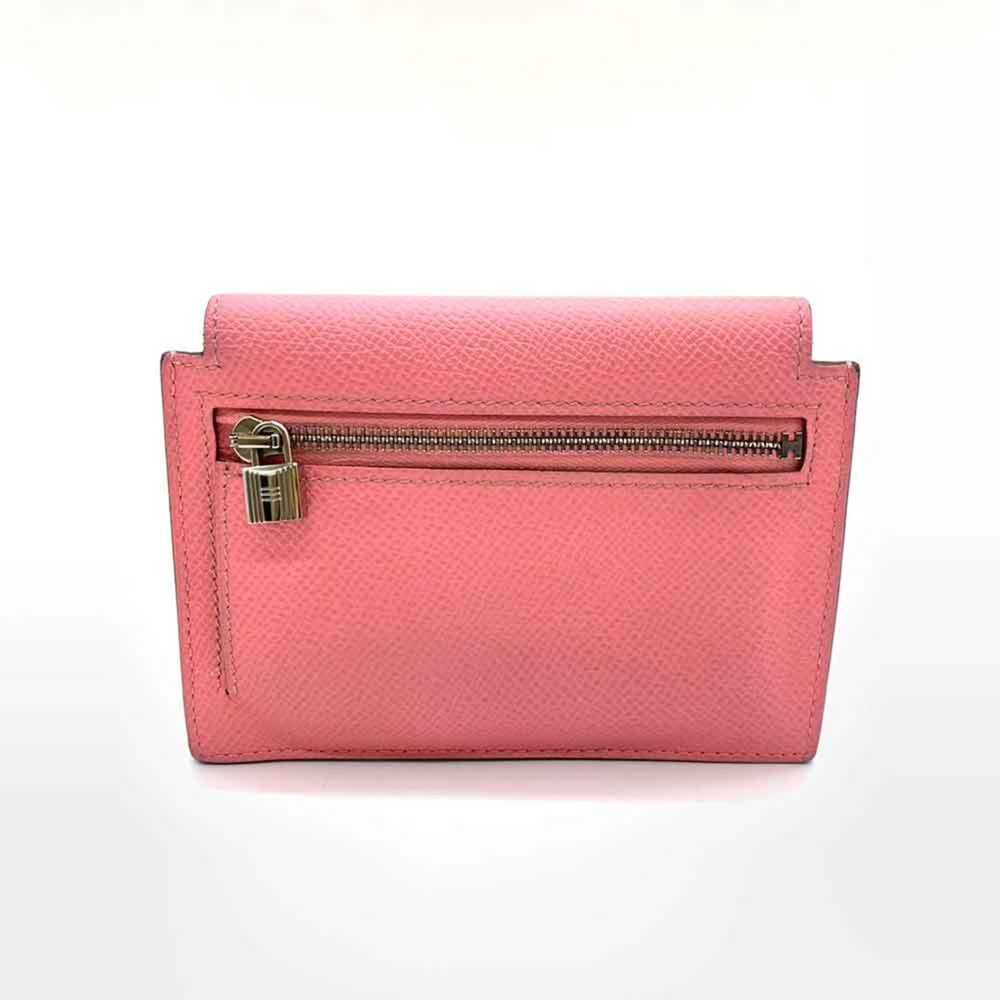 Hermes Hermes Wallet Kelly Pocket Compact Pink Wa… - image 2