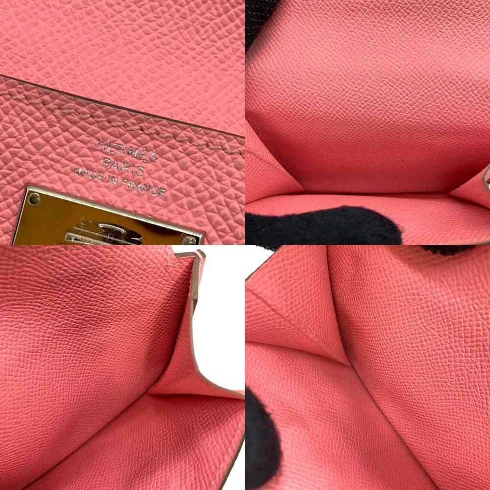 Hermes Hermes Wallet Kelly Pocket Compact Pink Wa… - image 6