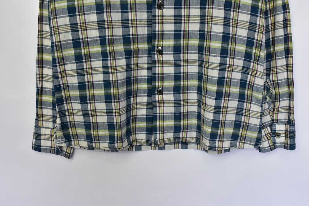 Nepenthes New York NEPENTHES/pocket checker shirt… - image 4