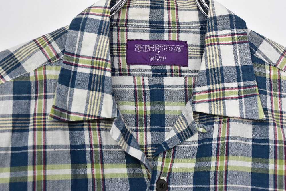 Nepenthes New York NEPENTHES/pocket checker shirt… - image 6