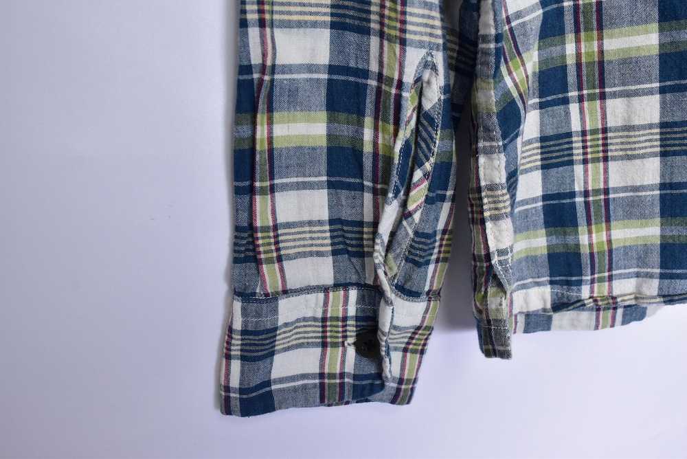 Nepenthes New York NEPENTHES/pocket checker shirt… - image 8