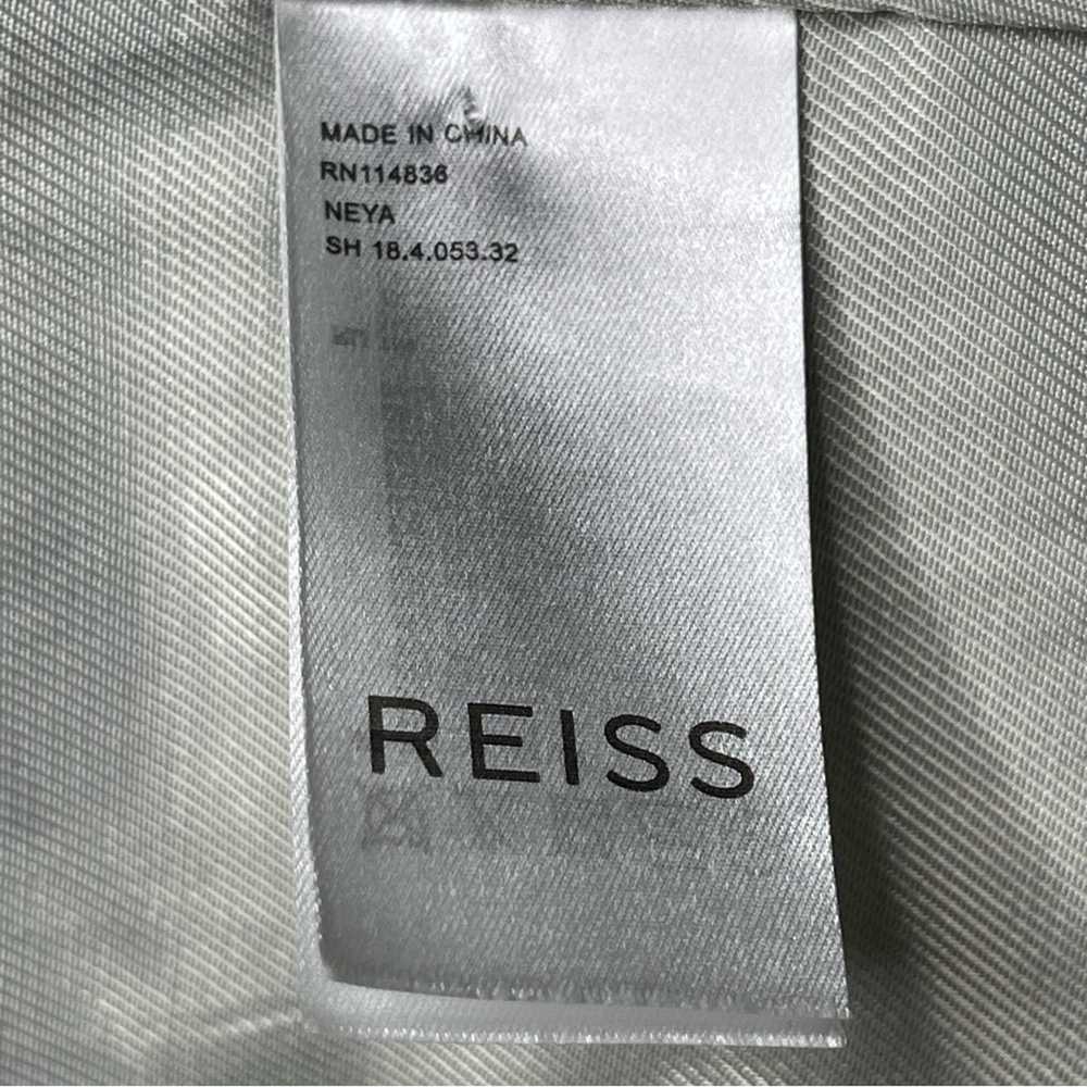 Reiss REISS Neya textured silver one button blaze… - image 6