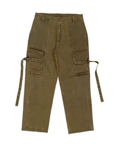 Vintage Baggy Olive/Brown Japanese Cargo Pants