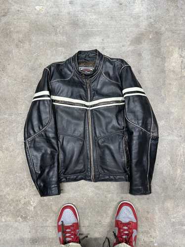 Leather Jacket × Streetwear × Vintage Vintage 90s… - image 1