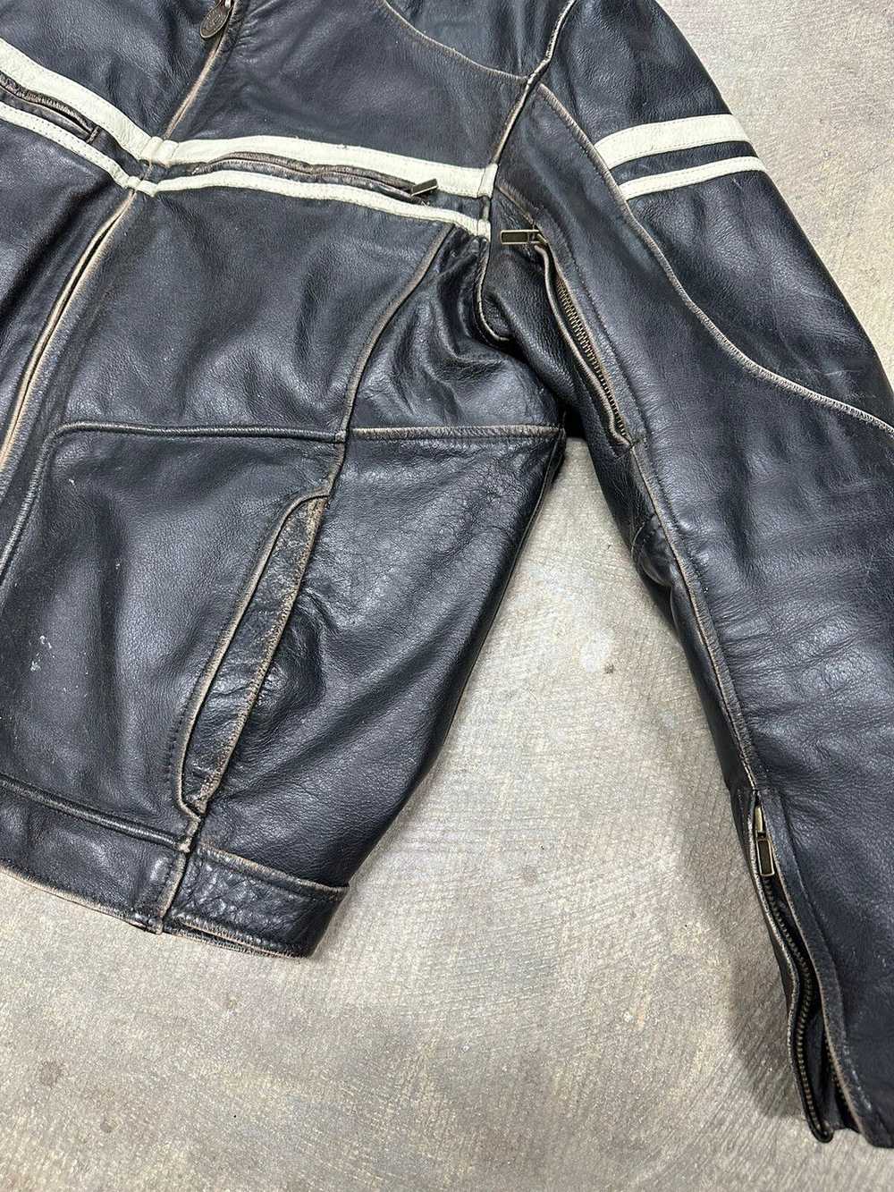 Leather Jacket × Streetwear × Vintage Vintage 90s… - image 2