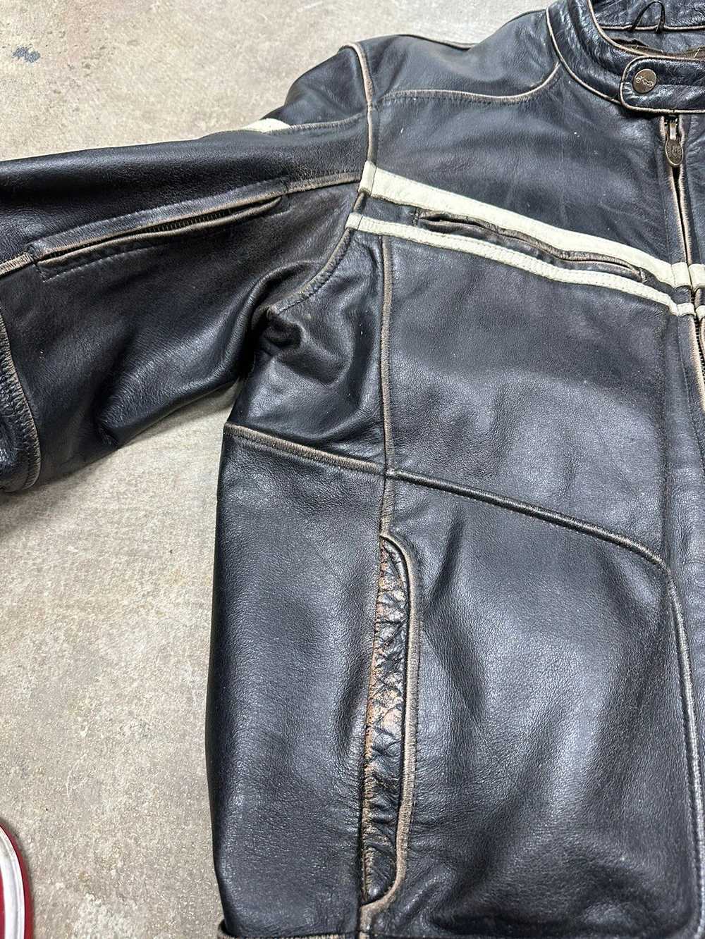 Leather Jacket × Streetwear × Vintage Vintage 90s… - image 4