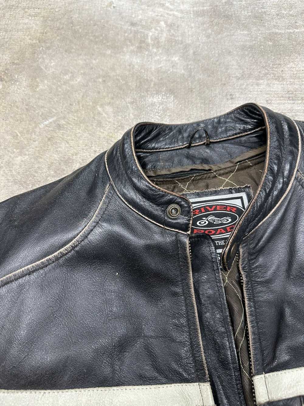 Leather Jacket × Streetwear × Vintage Vintage 90s… - image 9