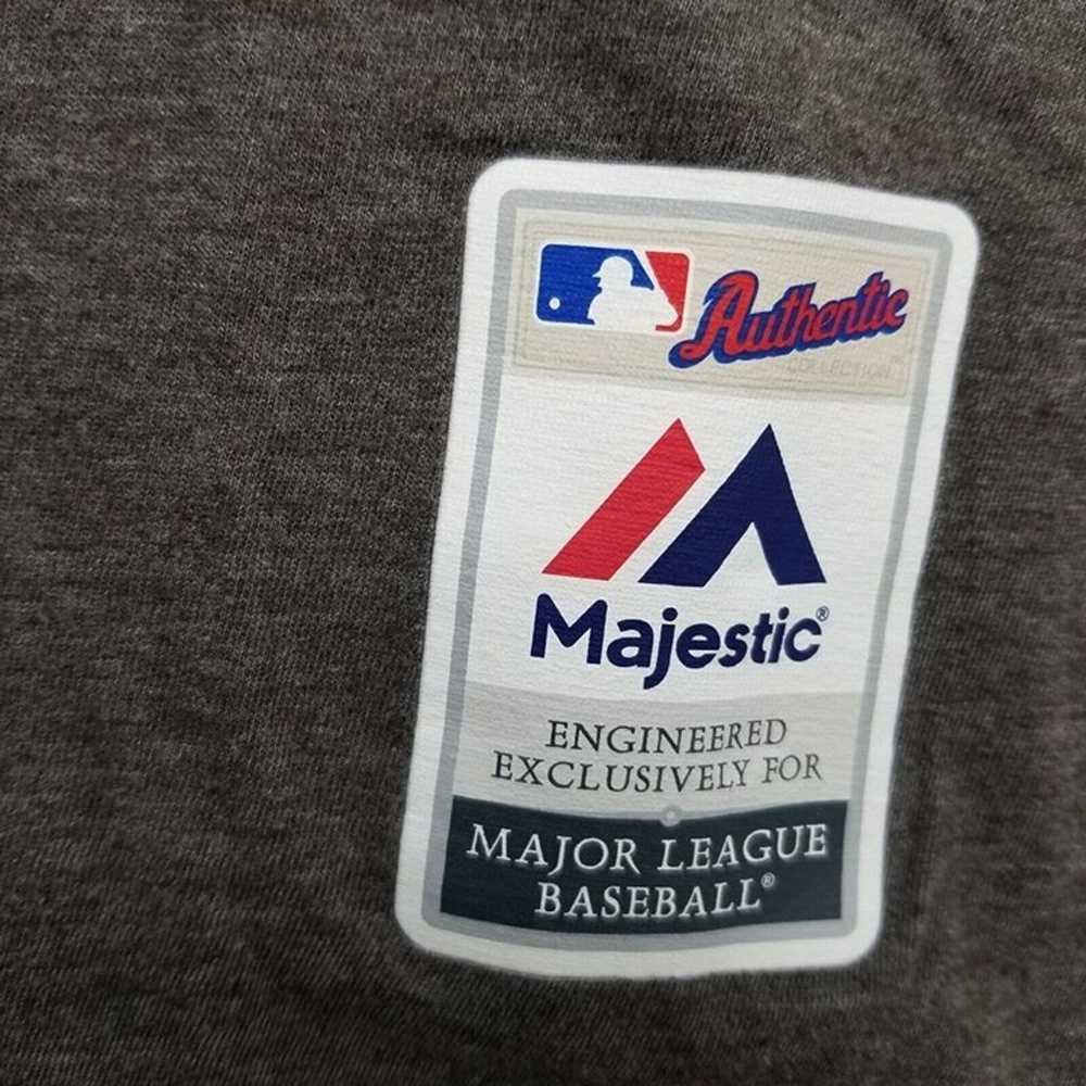 LA Dodgers Baseball Shirt Mens Large Gray Short S… - image 5