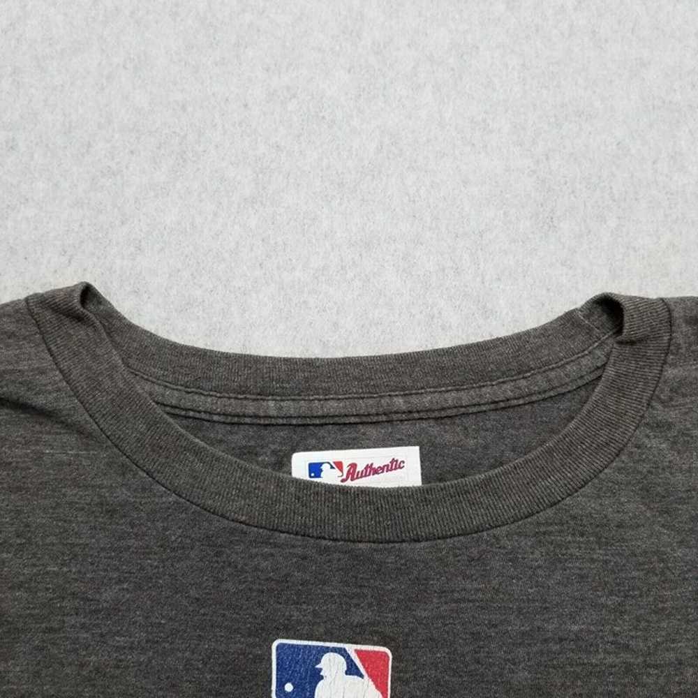 LA Dodgers Baseball Shirt Mens Large Gray Short S… - image 7