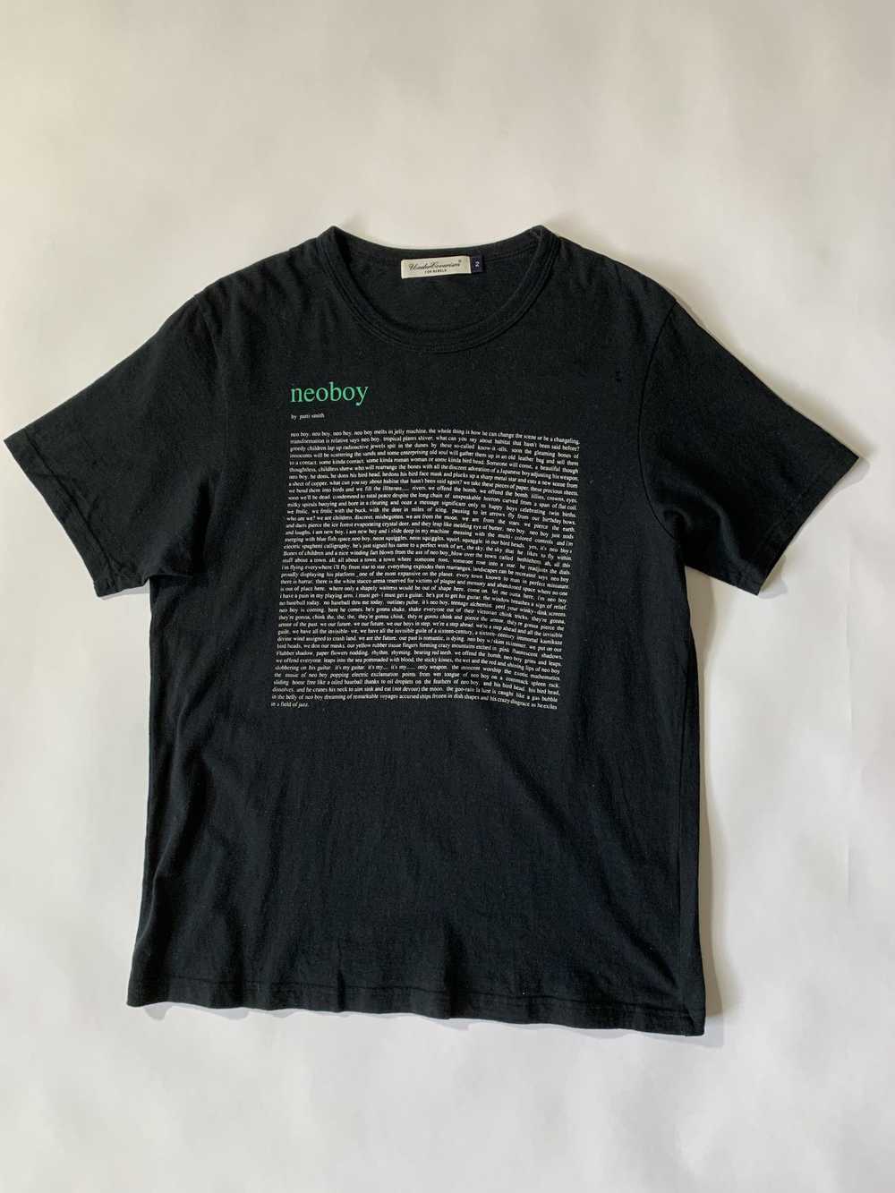 Undercover SS09 Neoboy Patti Smith Poem Tee - image 1