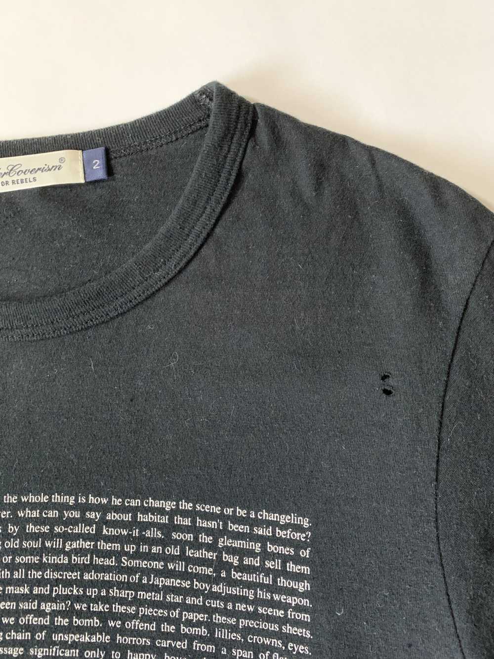 Undercover SS09 Neoboy Patti Smith Poem Tee - image 3