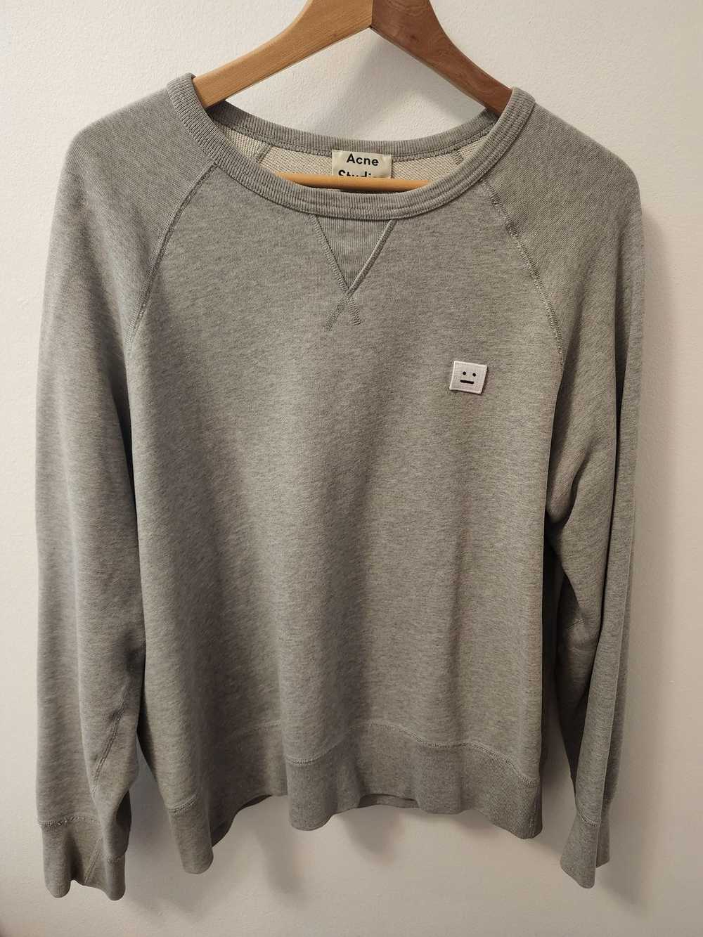 Acne Studios College Face Grey Sweatshirt - image 1