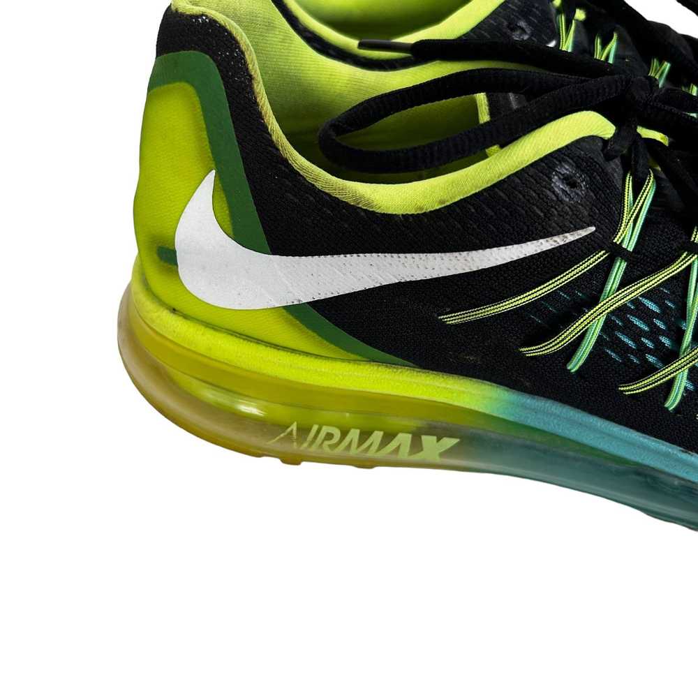 Nike Nike Air Max 2015 Black Green Yellow Sz 11 S… - image 2