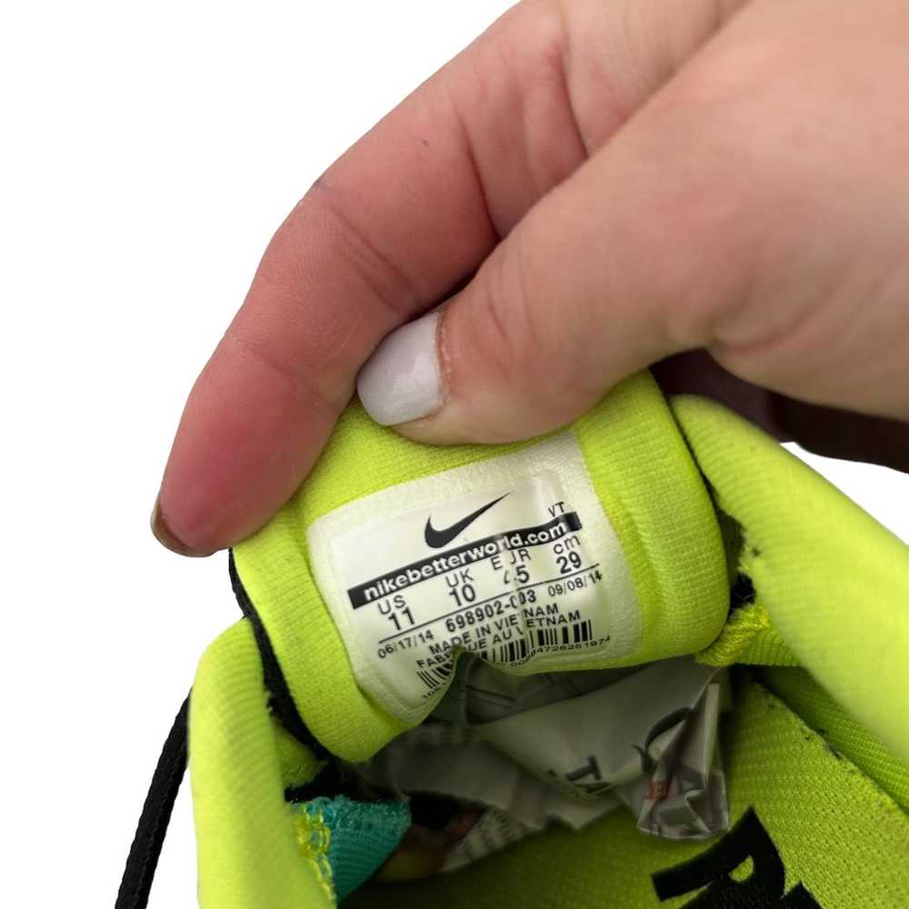 Nike Nike Air Max 2015 Black Green Yellow Sz 11 S… - image 7