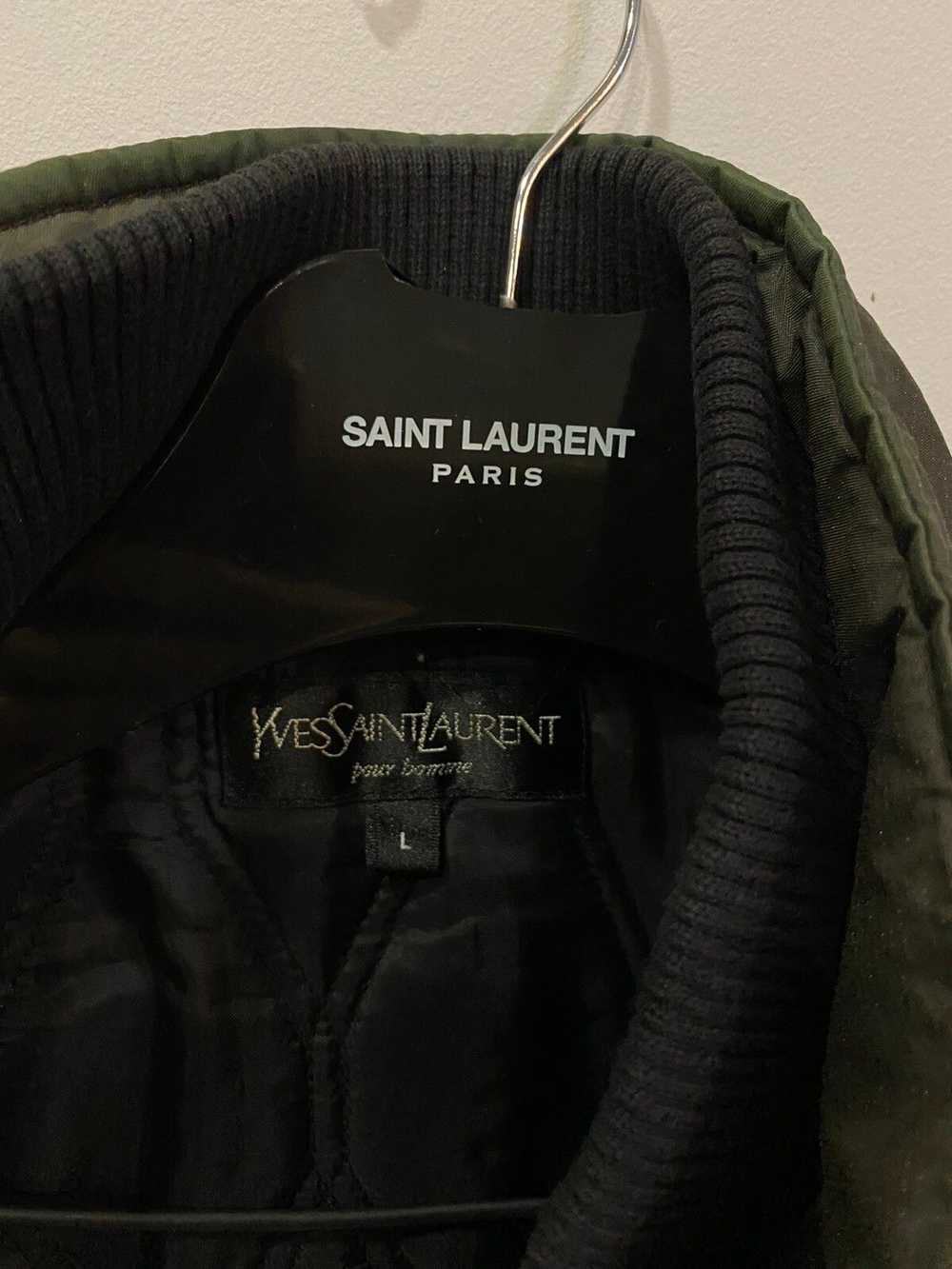 Vintage × Yves Saint Laurent Warm YSL Bomber Jack… - image 7