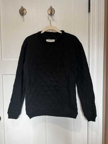 Patrik Ervell Patrik Ervell Black Quilted Sweater 