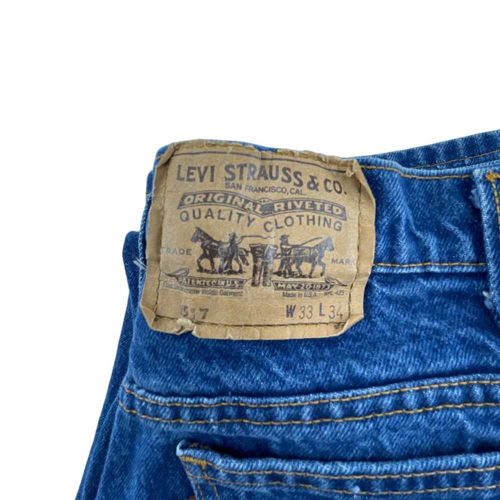 Levi's Vintage Levis 517 Orange Tab Bootcut Denim… - image 7