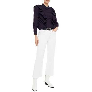 Ba&sh Ba&sh Paris Delhi Ruffle Cotton Poplin Shirt