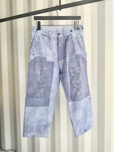 Vintage French Workwear Moleskin Chore Pants