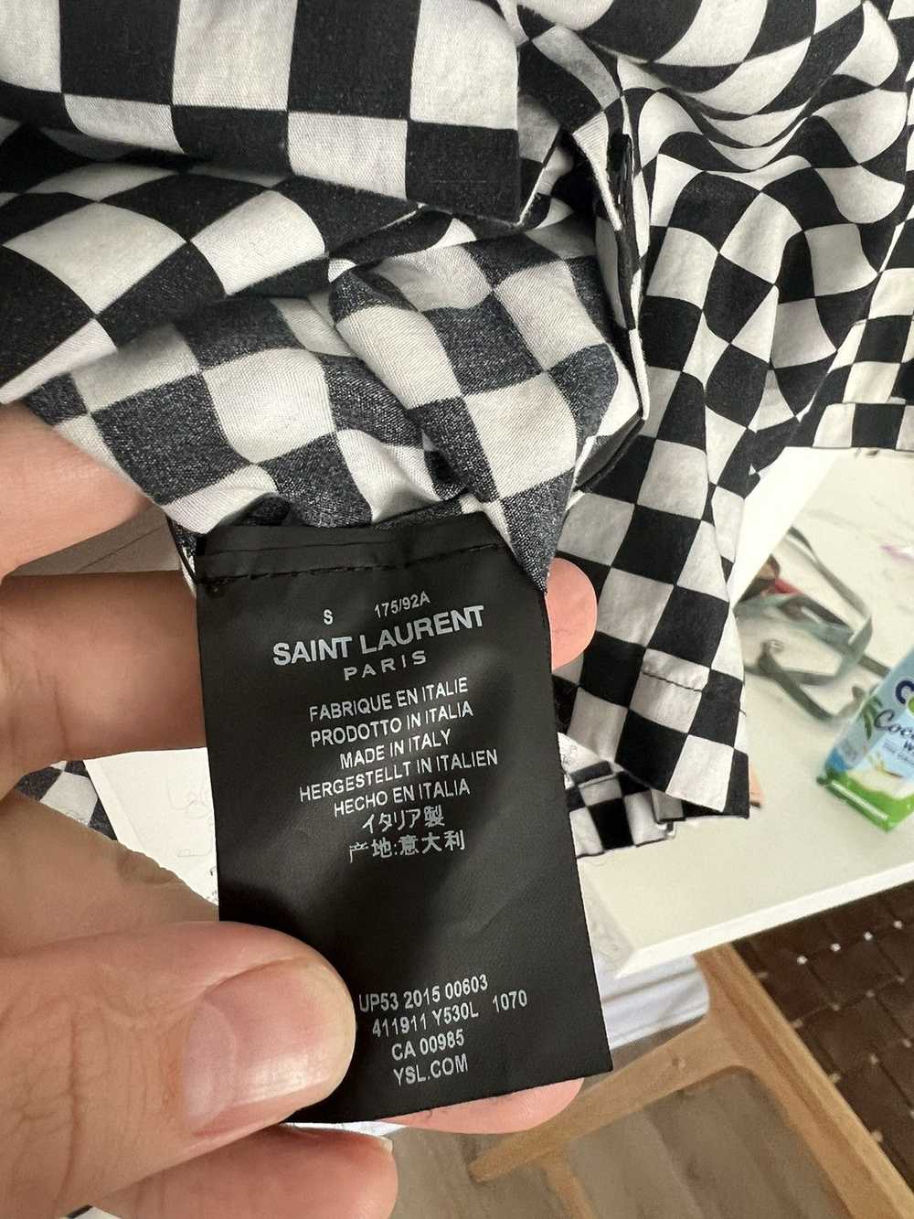 Saint Laurent Paris Checkered shirt - image 5
