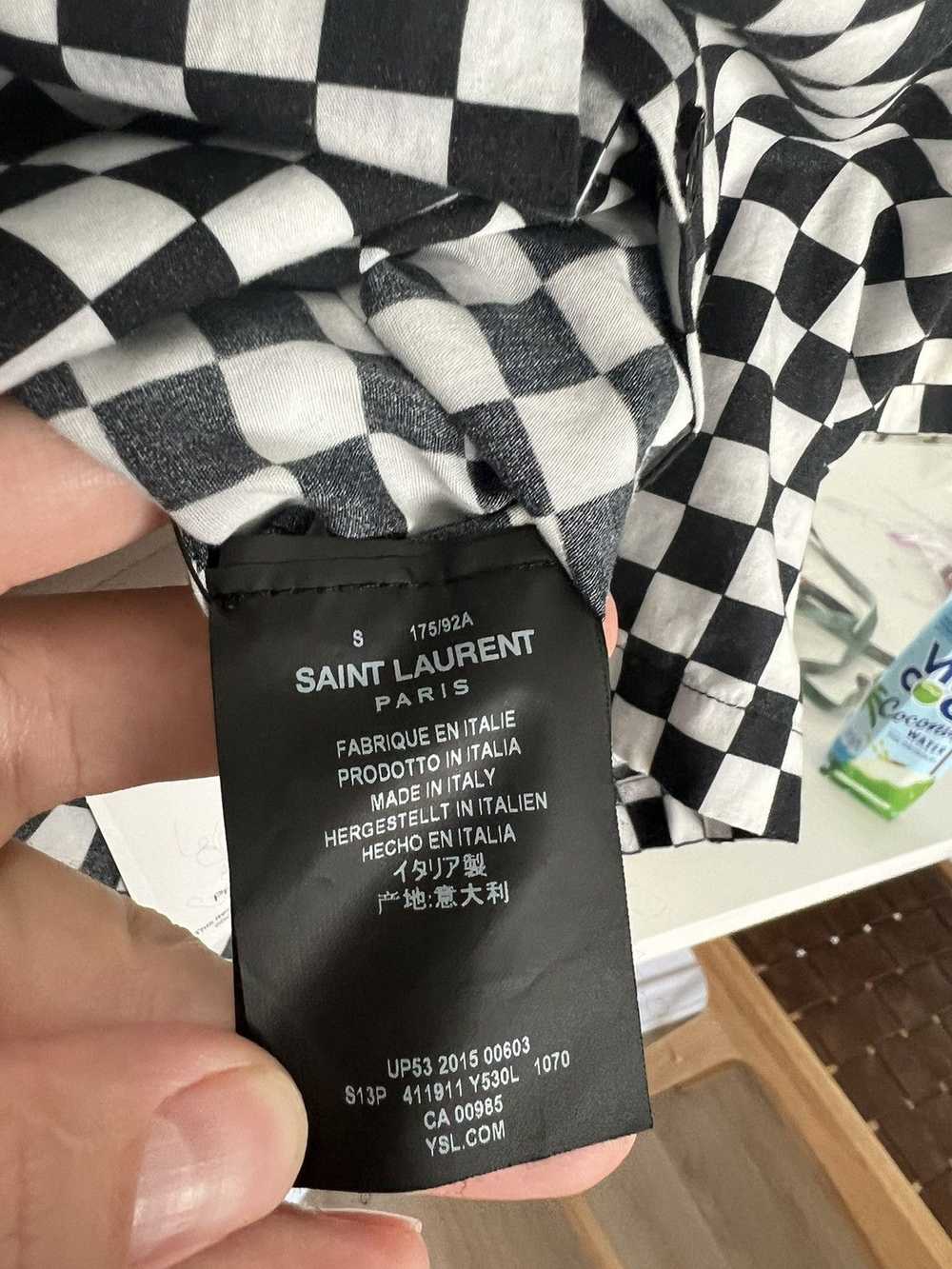 Saint Laurent Paris Checkered shirt - image 6