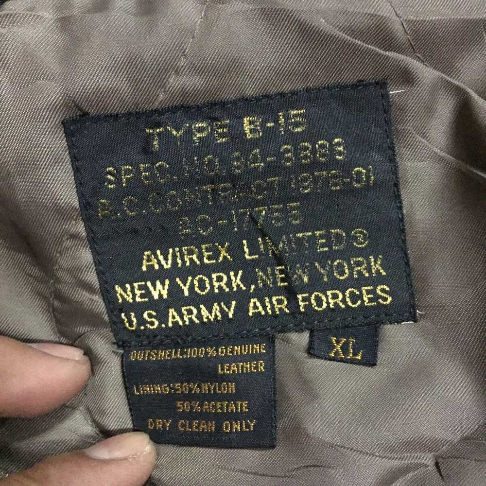 Avirex × Made In Usa × Us Air Force Vintage Real … - image 11