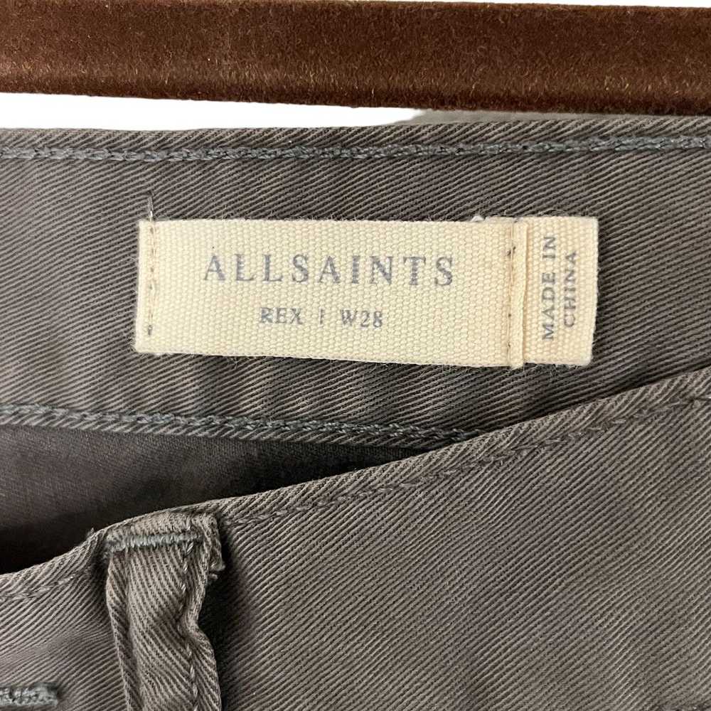 Allsaints AllSaints Size 28 Slate Gray Cotton Jea… - image 3